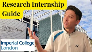 How I Got An Imperial College London Internship screenshot 4
