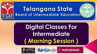 T-SAT || Digital Classes for Intermediate || 07 - 12 - 2020 || Board of Intermediate Education - TS screenshot 4