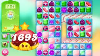 Candy Crush Jelly Saga Level 1695 || Hard Level || 2 Stars 🌟🌟 screenshot 4
