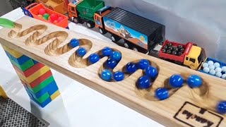 marble run race asmr haba slope kancha dump truck road marble @ayanshyanshikamarbleasmr #asmr