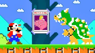 Mario but Princess Peach Is MISSING in Super Mario Bros.!