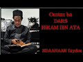 Oustaz ahmad ba dars hikam  sagesses dibn ata  une passage trs importante