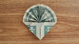 My MONEY HEART WITH FAN | Beautiful Dollar Origami | Tutorial DIY by NProkuda