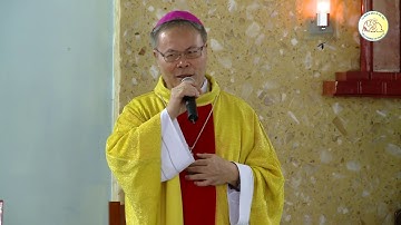 Đức TGM Giuse Nguyễn Chí LInh dí dỏm chúc mùng người anh đa tài Cha Phêrô Nguyễn Chí Thiết