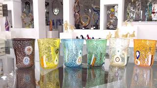 Drinking Glasses Set Original Murano Glass