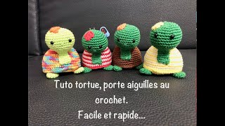 Tuto tortue porte auguilles au crochet