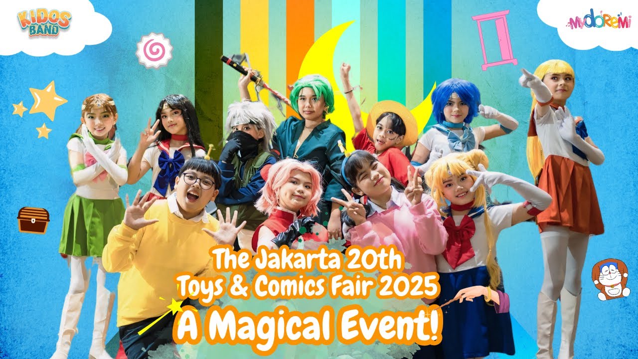 Serunya Kidos Band, Alice, Nior dan dancer di  The Jakarta Toys and Comic Fair 