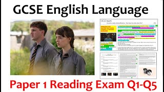 2024 EDUQAS Q1-Q5 Paper 1 Reading exam - GCSE English Language