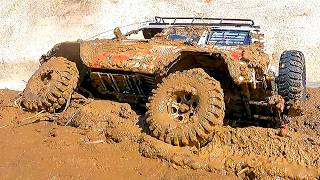 10 KG Mud Monster! 😱 Jeep Cherokee RC Cars vs Extremely Heavy Mud