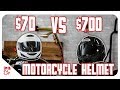 $70 vs $700 Motorcycle Helmet | Is it worth the price?