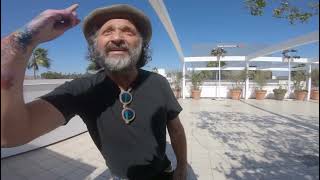 Behind the scenes of the first sighting of the Mr Brainwash Art Museum in Beverly Hills