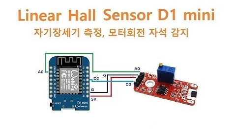 Linear Hall Sensor Arduino D1-mini [두원공과대학교 AI융합과 김동일교수] 3.0.7