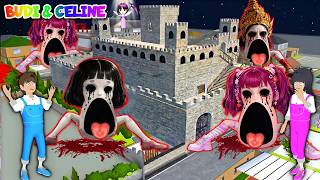 Yuta and Mio Build the Ultimate Safe Giant Fort Against the NAYKILLA EATER, THE MOM EATER GHOST i...