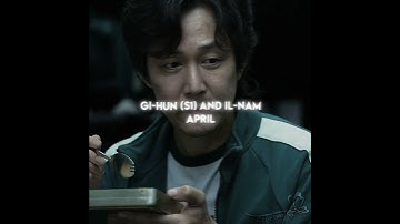 [Part 1] Your birth month, your duo in Squid Game season 1 or 2 #squidgame #squidgameedit