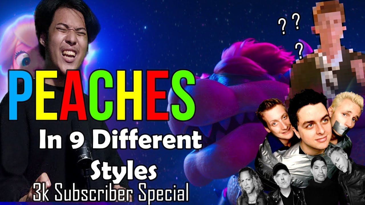 Peaches "Jack Black" in 9 Different Styles {3K Subscriber Special