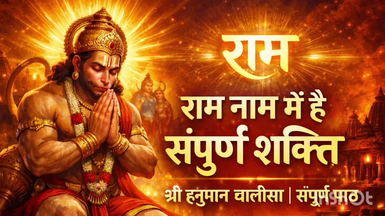 В имени Рама заключена вся мощь. Шри Хануман Чалиса (полный текст) 