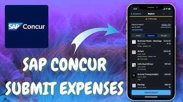 SAP Concur Tutorial: Submitting an Expense Report - Here