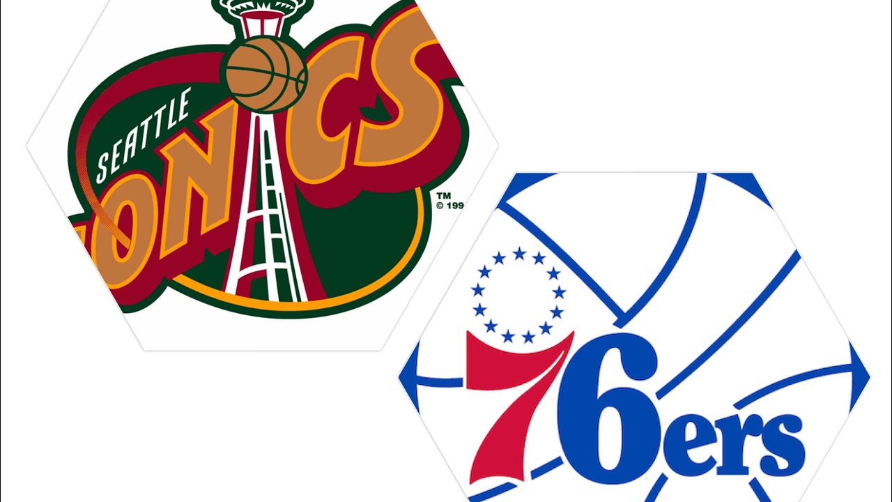 Seattle Sonics Vs. Philadelphia 76ers January 2, 1997