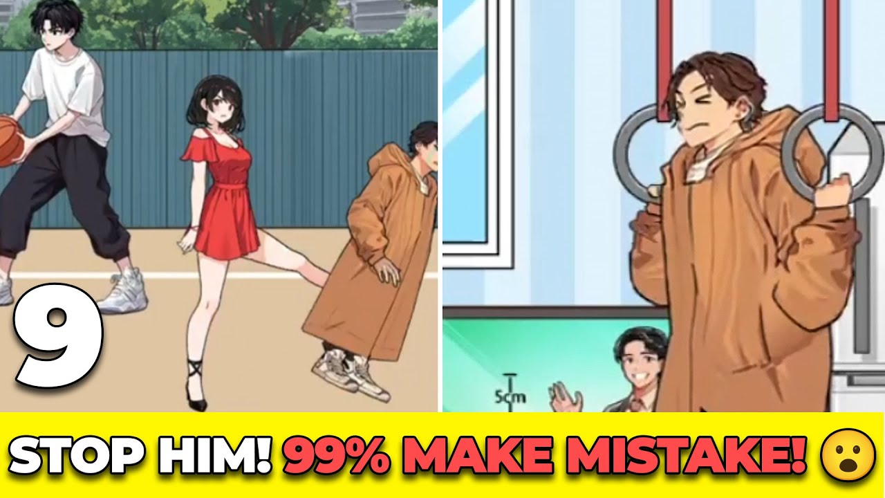 GROW TALLER! 📏🏃‍♂️ Brain Puzzle Tricky Quest Level 9 Solution (DON'T MAKE MISTAKES)