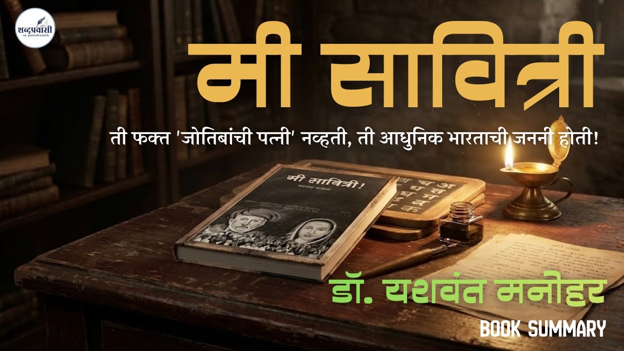 मी सावित्री | यशवंत मनोहर | Mi Savitri Book Summary | Savitribai Phule Biography | Mahatma Phule