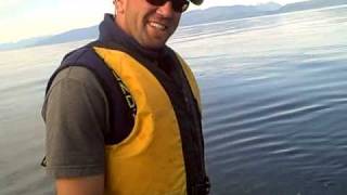 Janet's Halibut catch Jul 19 2010 - VID00021.AVI