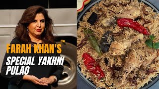 Tried Farah Khan's lokhandwala world 🌎 famous Yakhni pulao✨