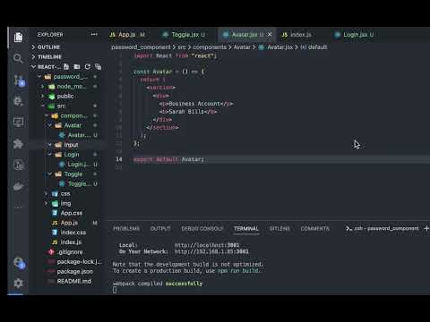 Part 3.5: Continued login component styles