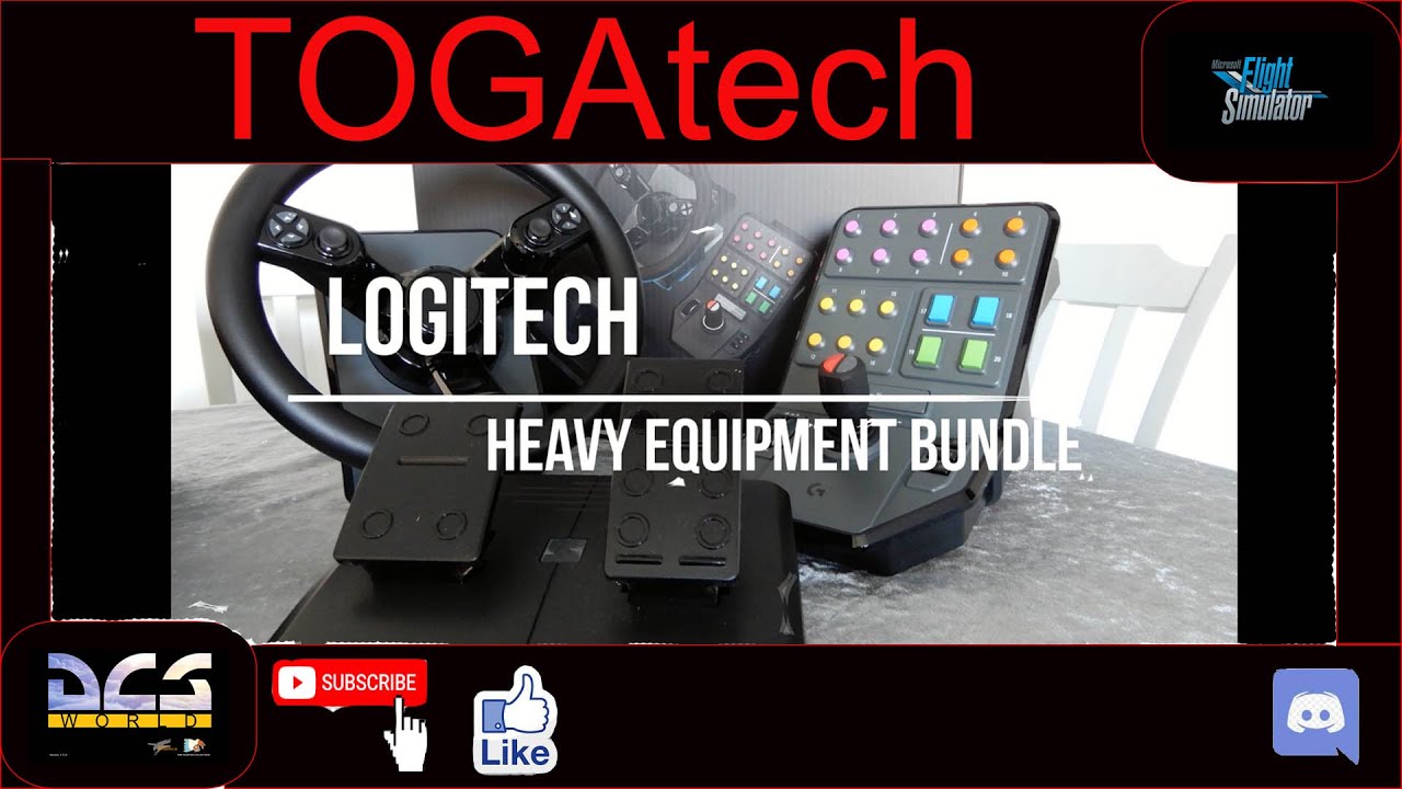 Logitech G Farm Simulator Heavy Equipment Bundle (2nd Generation), Steering  Wheel Controller for Farm Simulation 19 (or Older), Wheel, Pedals, Vehicle