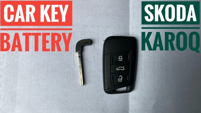 Skoda Schlüsselbatterie (Keyless Go) selbst tauschen/ Batterie im