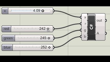 Add a colour progress bar to Grasshopper number sliders - hack!