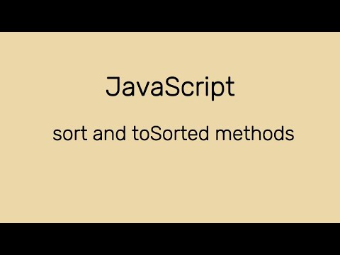 sort and to