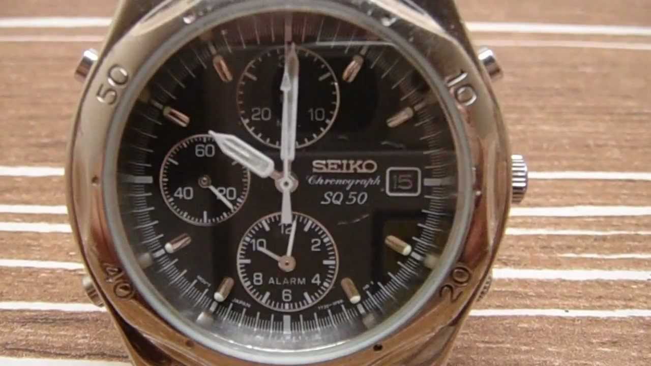 Seiko chronograph review - YouTube