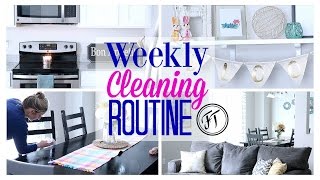 SIMPLE HABITS FOR A CLEAN HOME| MY WEEKLY CLEANING ROUTINE