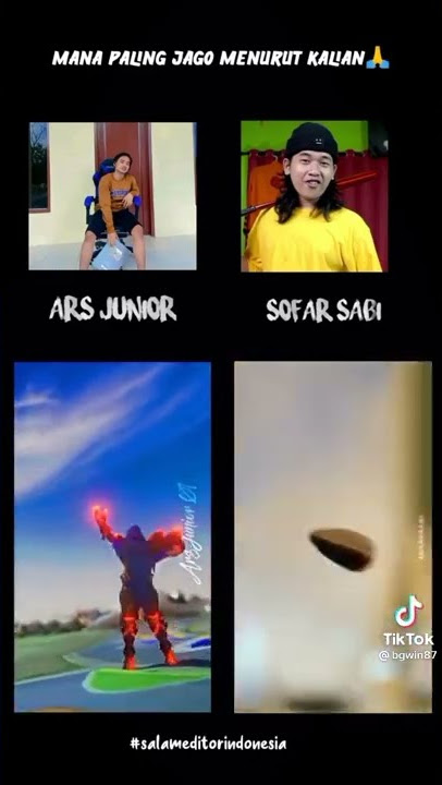 yang mana @Ars Junior   vs @SOFARSABI 🌿
