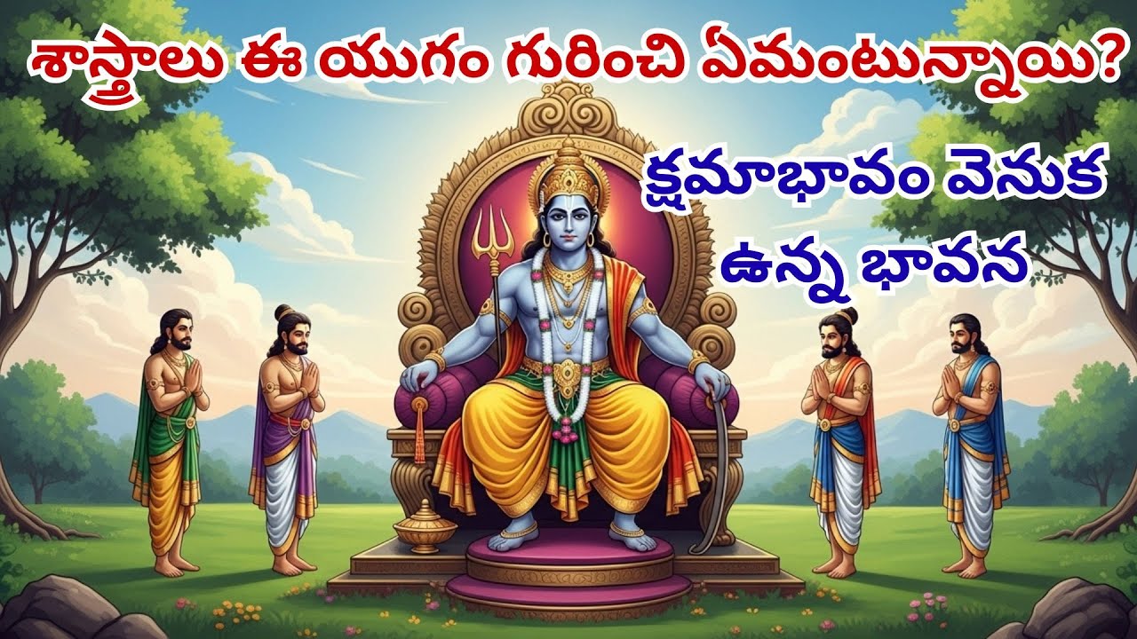 శాస్త్రాలు ఈ యుగం గురించి ఏమంటున్నాయి? క్షమాభావం వెనుక ఉన్న భావన