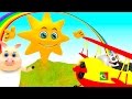 Canções dos miúdos | senhor sol | Mr Sun | Rima de berçário | miúdos vídeos