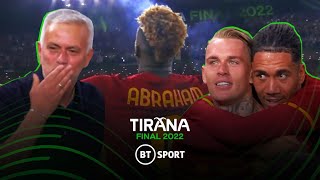 Amazing SCENES as Roma win first-ever major European trophy! Feat. Mourinho, Abraham, Smalling! thumbnail