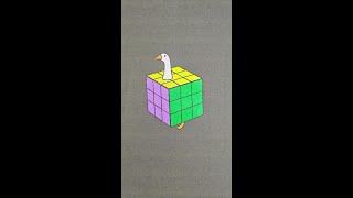 Rubik's Goose! #Handicraft #Drawing #Simple Sketch #Catch the Goose #TikTok Mobile Game