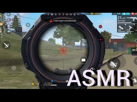ASMR - FREE FIRE 2026 (VOZ DE QUEM ACABOU DE ACORDAR KK) #asmrfreefire