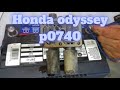 honda odyssey p0740