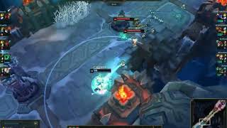 THRESH 1V2 DOUBLE KILL SURVIVING WITH ONE HEALTH CLUTCH PLAY PREVENTING ENEMY PENTAKILL