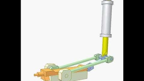 Toggle linkage 1c480p | Mechanisms |Mechanical Engineering | Design Concepts |