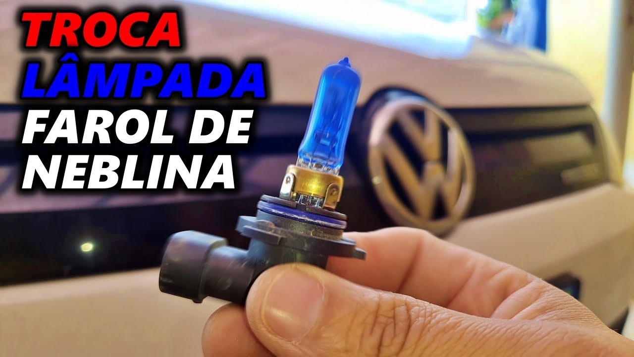 [ PASSO A PASSO ] - TROCA DE LÂMPADA FAROL DE MILHA VW FOX - YouTube