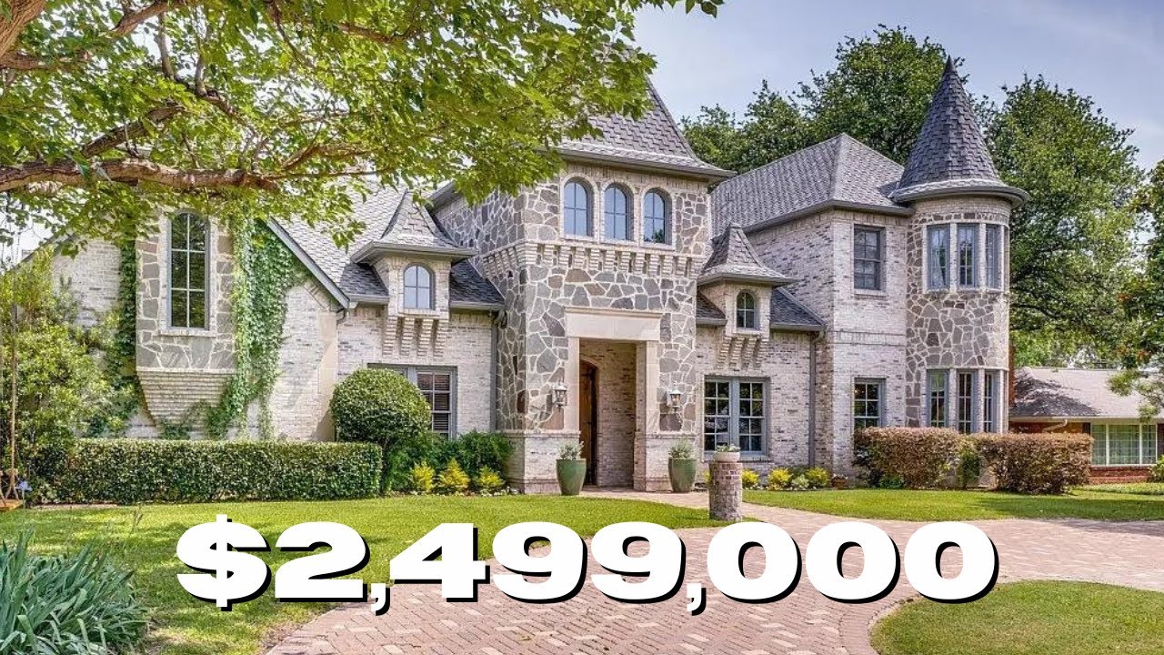 TOUR A 2.5M TRADITIONAL HOME Texas Real Estate Dallas, Tx Dallas