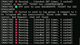 IVASMS NUMBER BOT - OTP AUTOMATICALLY FORWARDING TO USER ON BOT 25/26