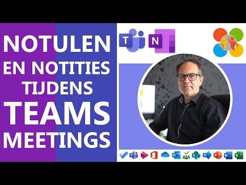 Notulen en notities maken tijdens jullie Teams vergaderingen en lessen