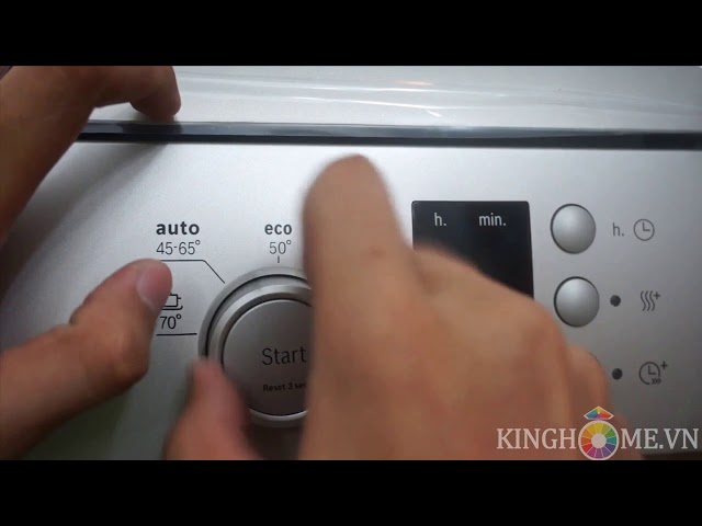 [KingHome.vn] Giới thiệu và Hướng dẫn Máy rửa bát Bosch SMS25KI00E