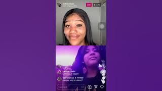 Boy dresses up as Lovely Peaches and dances to You So Bad - Tiahranelson Instagram Live Talent Show