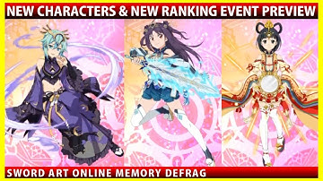 The Sankishin - New Characters & New Ranking Event Preview (SAOMD Memory Defrag)