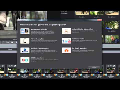 Video deluxe 2016 – Export Tutorial (DE)